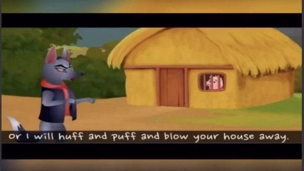 Three little pigs and Big bad wolf Story time for Preschoolers