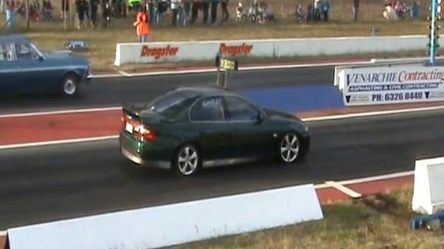 VX HSV GTS 12.88 second 1/4 mile drag pass. смотреть онлайн