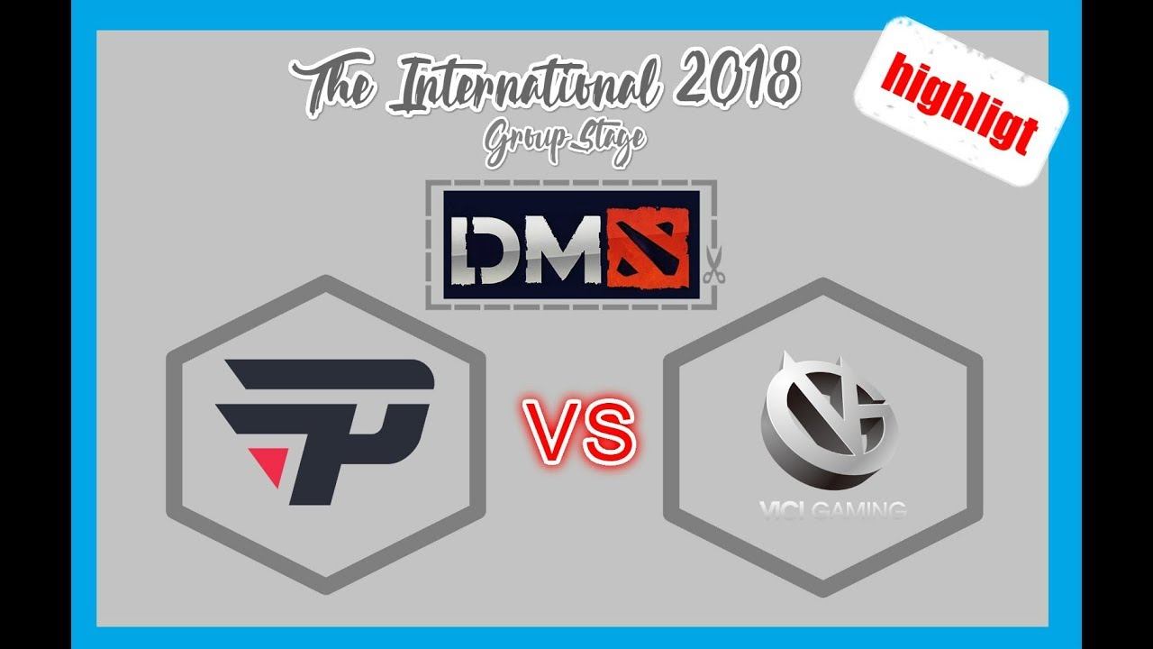 paiN Gaming VS Vici gaming || TI8 Group Stage Day 3 Dota 2 highlight смотреть онлайн