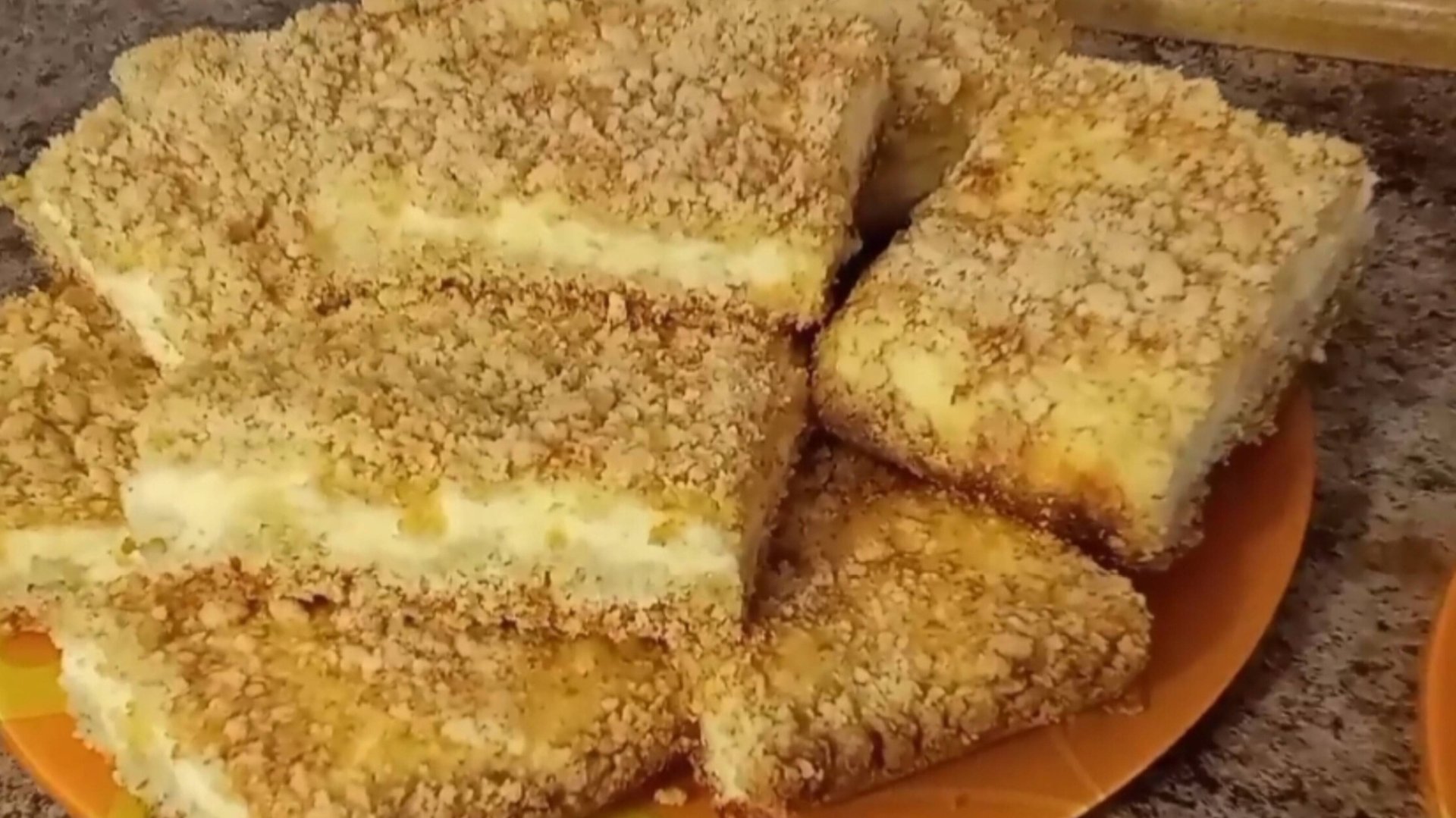 Насыпной пирог с творогом/Очень быстро и бесподобно вкусно/Готовим в духовке/ смотреть онлайн