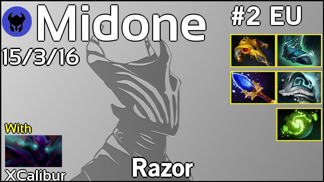 Midone [Secret] plays Razor!!! Dota 2 7.21 смотреть онлайн