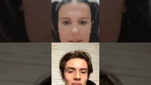 Millie Bobby Brown & Louis Partridge - Instagram Live (September 27, 2020) #1