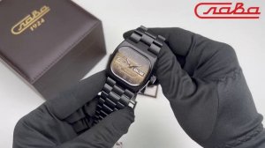 Механические с автоподзаводом наручные часы Слава "Телевизор Титан" 0224305/100-2427