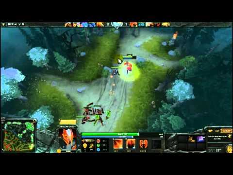 Dota 2 Dragon Knight Gameplay (NO commentary) смотреть онлайн