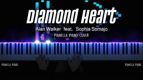 Alan Walker - Diamond Heart (Piano Cover by Pianella Piano) [ft. Sophia Somajo] смотреть онлайн
