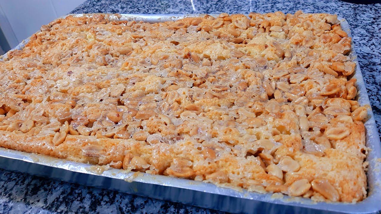 TORTA DE AMENDOIM! DELICIOSA! INGREDIENTES SIMPLES SUPER FÁCIL E RÁPIDA DE FAZER 🥜🥜 смотреть онлайн