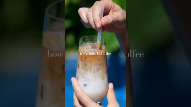 How to prepare Iced Coffee #icedcoffee #fyp смотреть онлайн