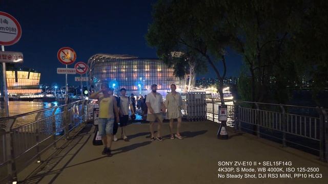 Sony ZV-E10 II (ZV-E10M2) LOW LIGHT FOOTAGE TEST︱SEL15F14G︱반포한강공원 밤산책