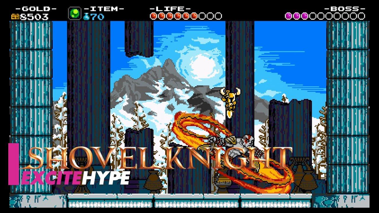 Shovel Knight (PS3, PS4, Vita) - Kratos (God of War) Battle смотреть онлайн