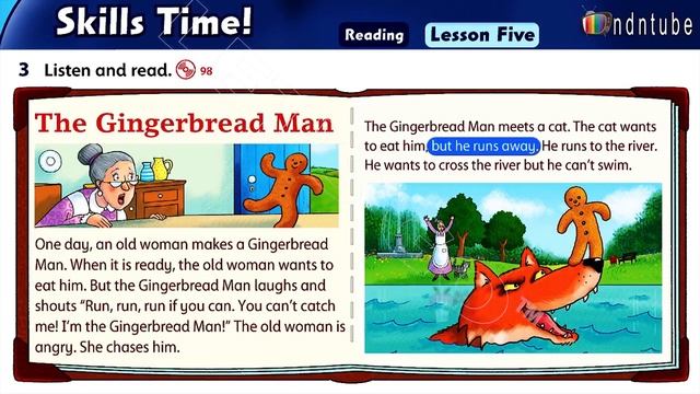 Unit 10 - Lesson 5 - Gingerbread man (G5) смотреть онлайн