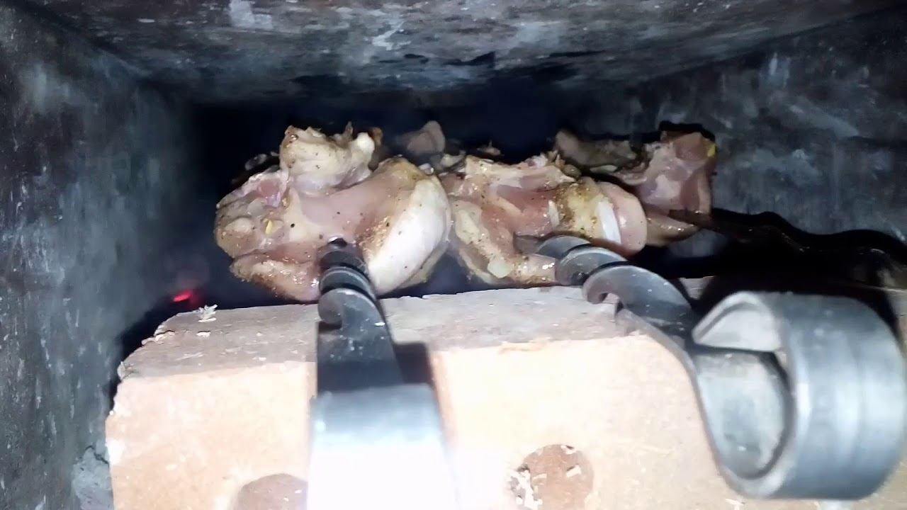 Тандыр из печи! Как мы в бане жарим мясо! Экономия дров смотреть онлайн