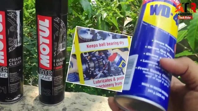 WD40 CHAIN CLEANER || MOTUL C1 C2 VS WD40 [HINDI] смотреть онлайн
