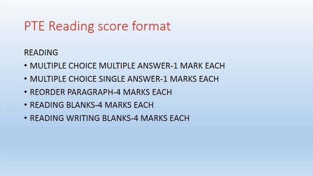 PTE Score Template, Format and Structure for PTE Real Exam смотреть онлайн