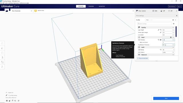 CURA SLICER #2 - Poprawa jakości i wytrzymałości wydruku смотреть онлайн