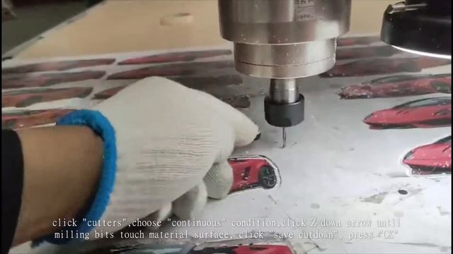 Milling Spindle Operation Of Markcut Cnc Software-ccd Cnc Router With Vibrating Tool Operation