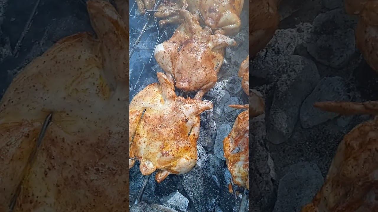 Курица гриль всегда получается аппетитной и заставляет разыграться аппетит своим видом и запахом. смотреть онлайн
