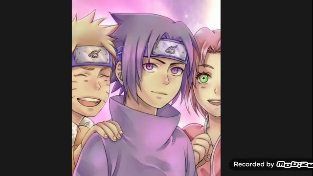 Naruto, команда номер 7. Меме Ла Ла Ла Дрим Найт Блу Инк Кросс. смотреть онлайн
