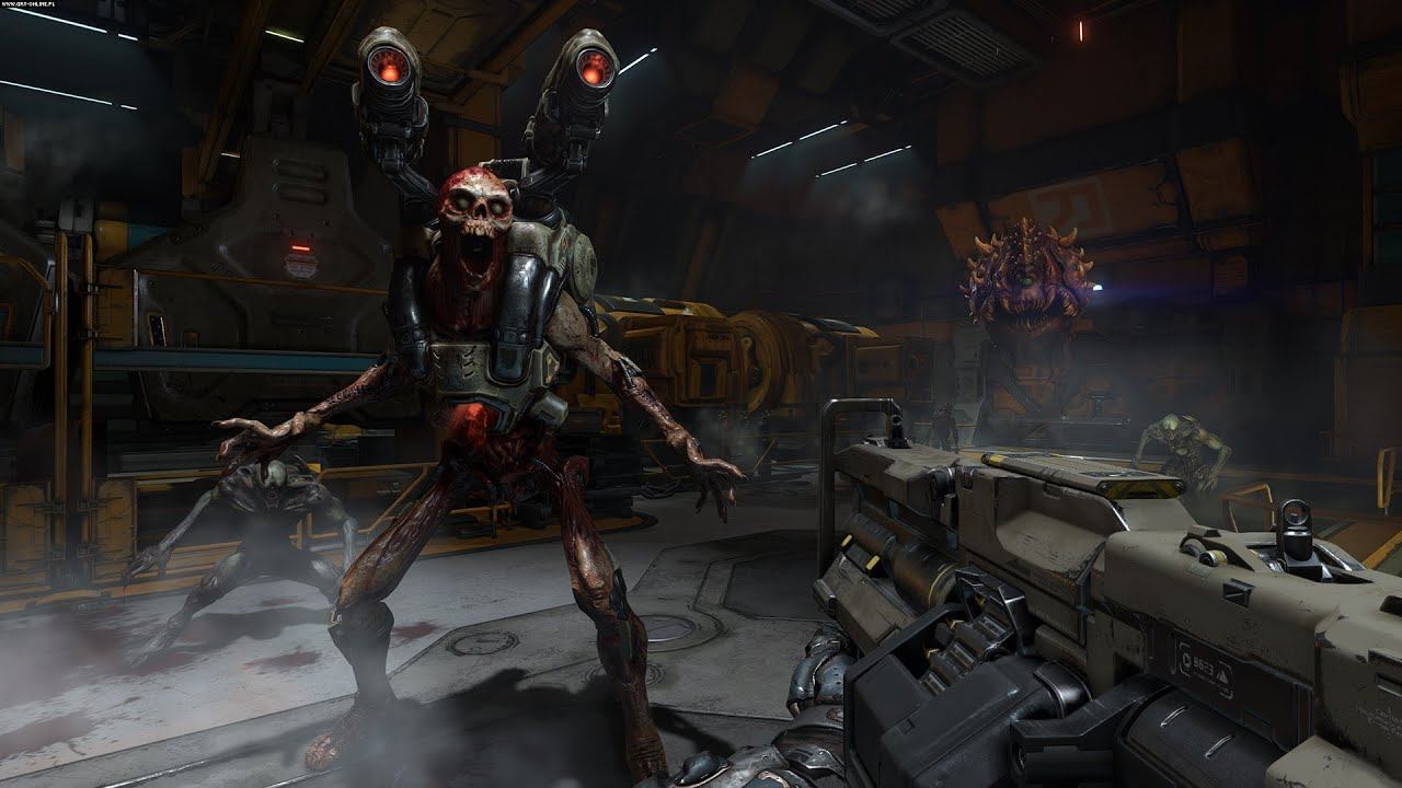 DOOM PS4 PL \\ Rozgrywka bez komentarza \\ Prawie jak Quake Live .:)) смотреть онлайн