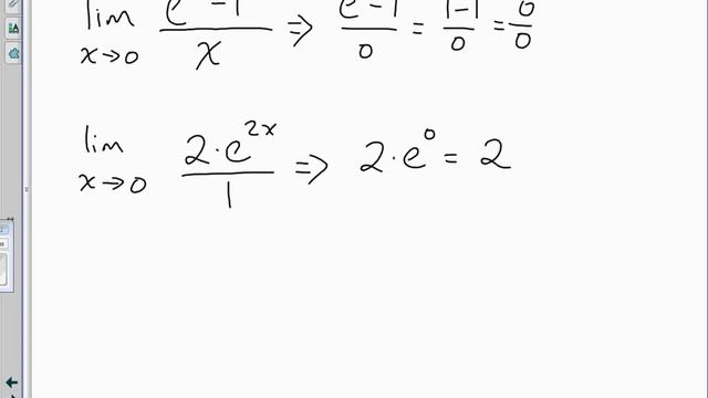 October02 L'Hopital's Rule смотреть онлайн