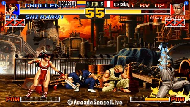 FT10 @kof95: monosamy (CO) vs charsito (PE) [King of Fighters 95 Fightcade] Apr 21 смотреть онлайн