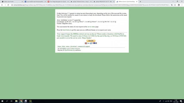 Step to extract vector data from Web Map Service : bbbike (https://extract.bbbike.org/) смотреть онлайн