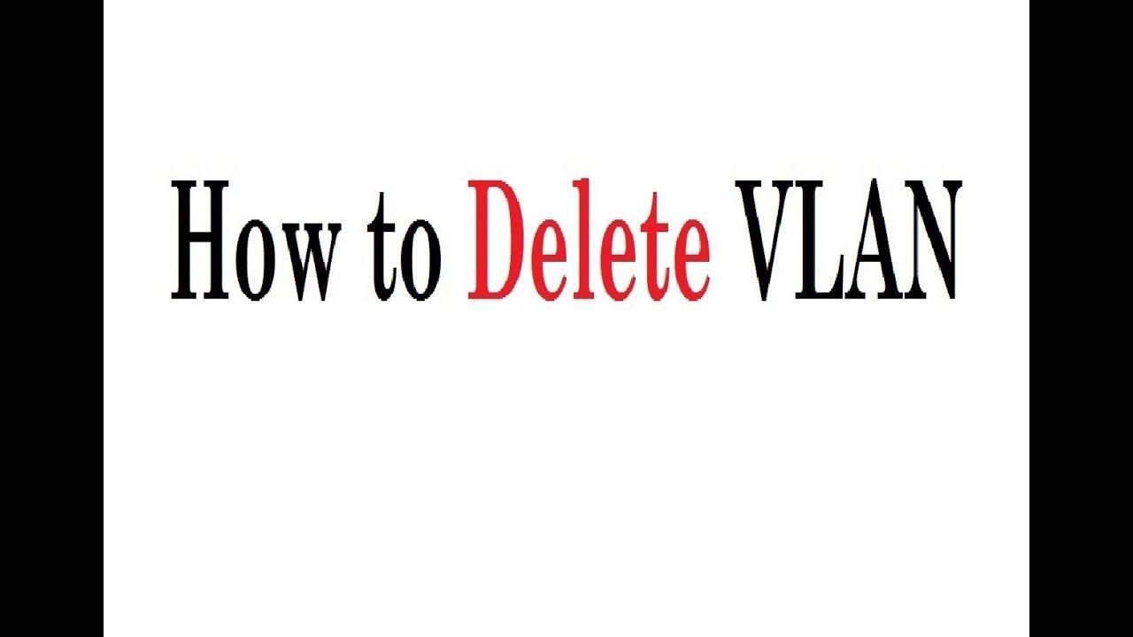 How to Delete VLAN in packet tracer смотреть онлайн