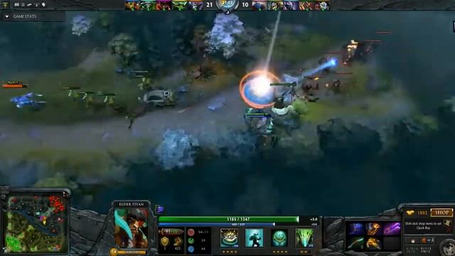 Xtt (Elder Titan) Gameplay Dota 2 MMR смотреть онлайн