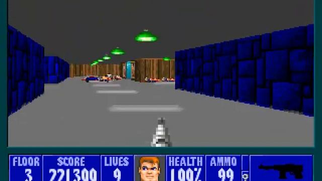 Wolfenstein 3D - E6F3 (I Am Death Incarnate!, 100% Kills, 100% Secrets) смотреть онлайн