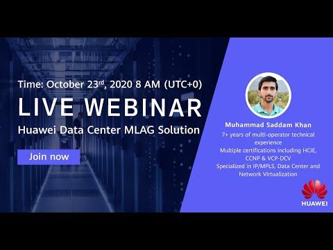 Webinar on Huawei Data Center M-LAG Solution смотреть онлайн
