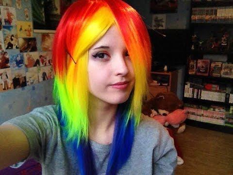 Rainbow Dash Makeup Cosplay