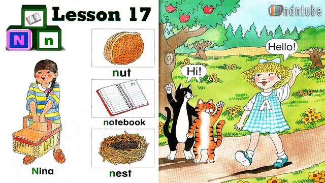 LET'S GO STARTER LESSON 17 LETTER N 3nd EDITION смотреть онлайн
