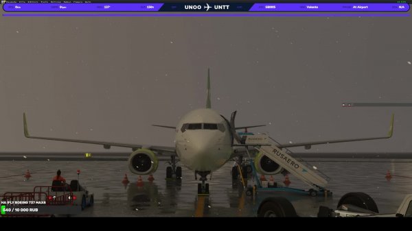 MSFS 2020 PMDG 737-800, SBI005 Vatsim, Omsk(UNOO) - Tomsk(UNTT)