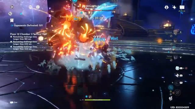 Spiral Abyss 2.7: 12-3 in under 2 min with C0 Yoimiya and C0 Yelan (r4Rust and r5Slingshot) смотреть онлайн