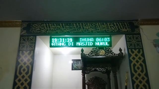 Jam digital masjid nurul huda ngendut kesamben ngoro jombang 085852805103 смотреть онлайн