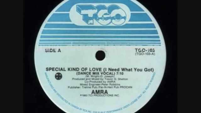 Amra - Special Kind of Love (I need what you got) смотреть онлайн