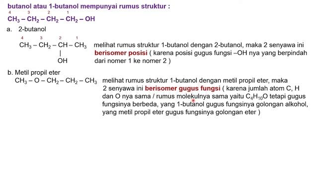 Isomer rantai dari butanol adalah смотреть онлайн