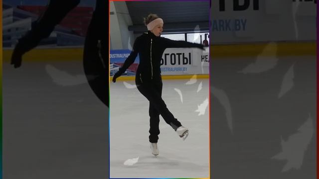 Смотреть балет на ЛЬДУ: танец маленькой страусятки. #figureskating #фигурноекатание #dance смотреть онлайн