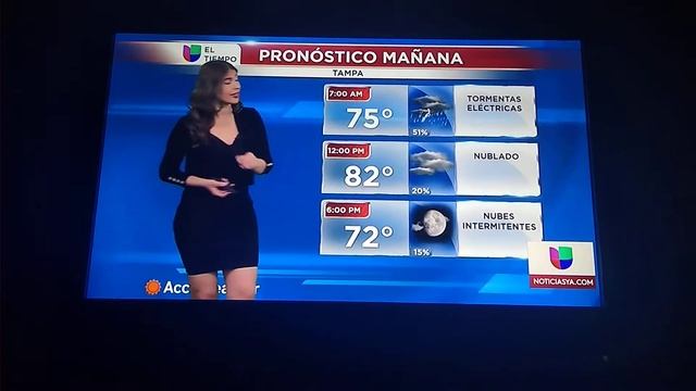 Lucy Rojas Sexy Legs Black OutFit El Tempo смотреть онлайн