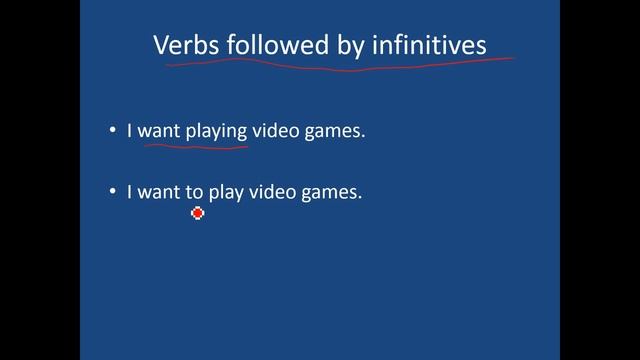 Gerunds and Infinitives as Object of Verb смотреть онлайн