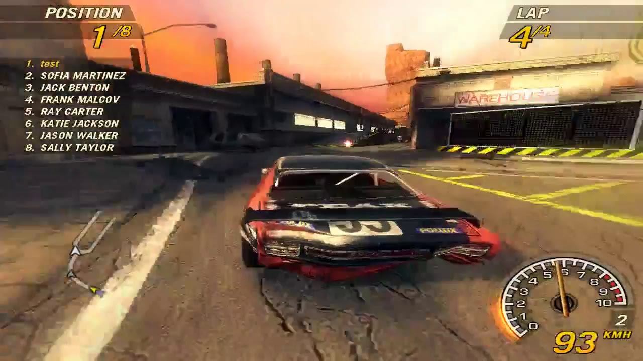 FlatOut 1 test смотреть онлайн