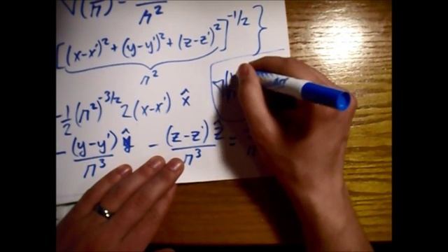 Griffiths Electrodynamics Problem 1.13: Separation Vector Gradients смотреть онлайн