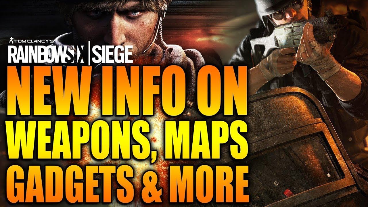 Rainbow Six Siege - In Depth: NEW INFO ON WEAPONS, MAPS, GADGETS & MORE! смотреть онлайн