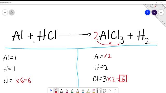 How to Balance Al + HCl = AlCl3 +H2 смотреть онлайн