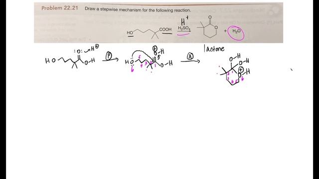 Cyclic Ester Mechanism [ORGANIC CHEMISTRY] Smith 22.21 смотреть онлайн