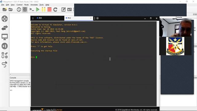 Manajemen Jaringan Komputer - IP Static Dinamic dan IP Route dgn GNS3 смотреть онлайн