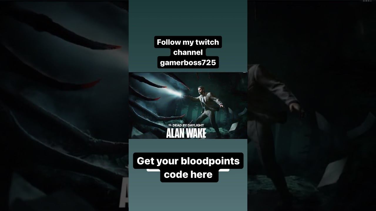 New bloodpoints code, new chapter Alan wake, skins and so much more check out! смотреть онлайн