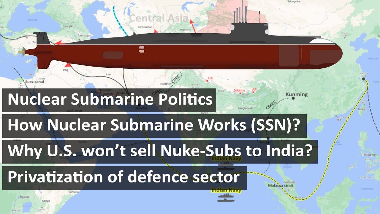 Nuclear Submarine Politics | How SSN works | Why US won’t sell to India | Privatize defence sector смотреть онлайн