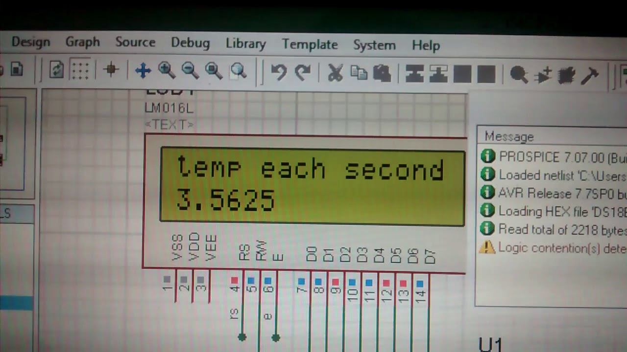 Temp sensor DS18B20 AVR смотреть онлайн