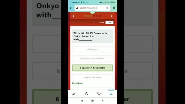 Amazon TCL MINI LED QUIZ Answers Win TCL 4k QLED TV смотреть онлайн