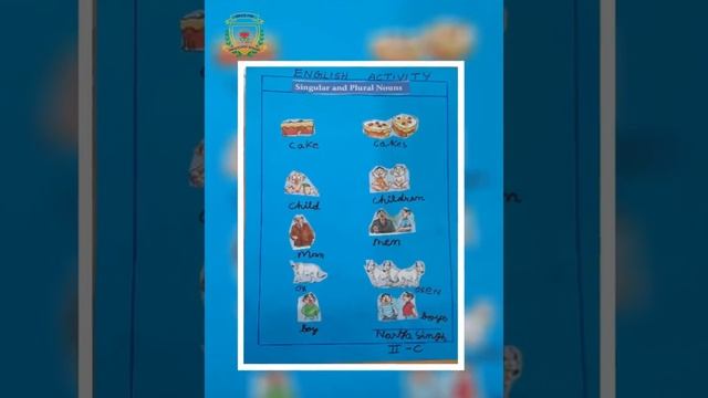 Grade 2 English Activity Singular and Plural at Niraj Public School смотреть онлайн